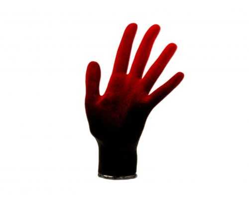 The Artist's Hand (Red-Black Left)