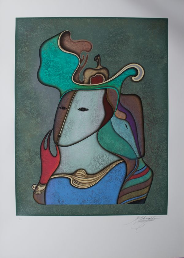 Woman with a Pomegranate